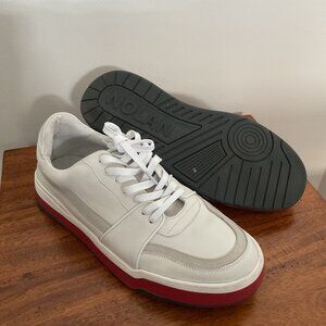 Mens Marc Nolan White w/Gray Accent Poseidon Athletic Shoes Size 10